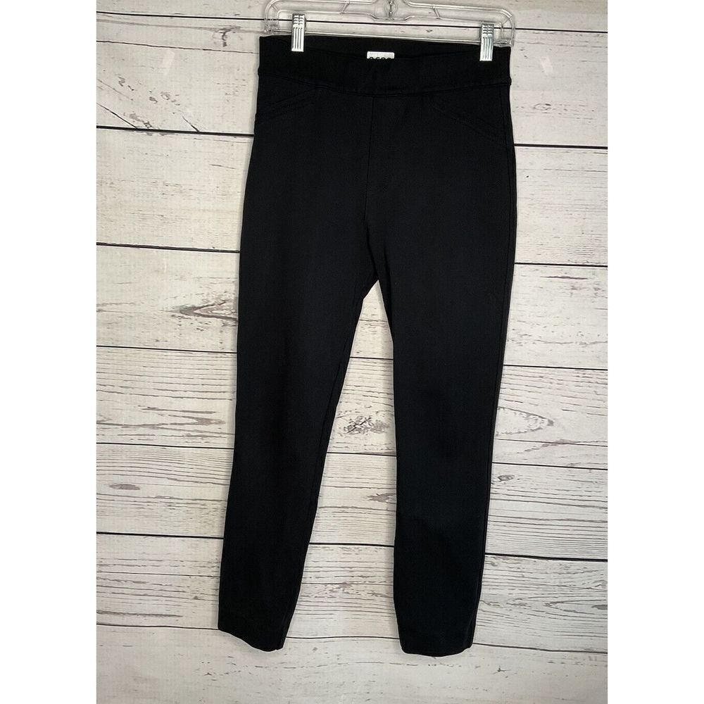 Spanx Womens SP  Black‎ Stretch Skinny Fit Leg Work Pants Trousers Rayon Blend